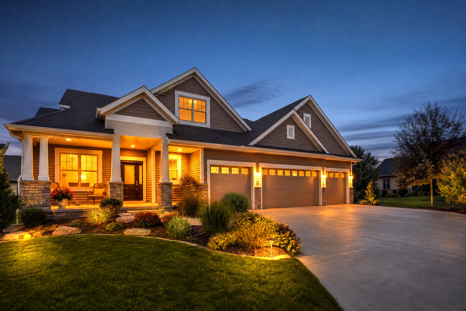 A home protected by standby power